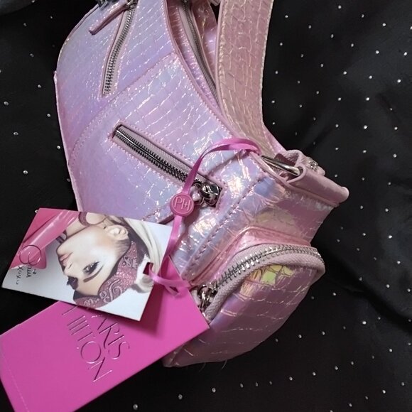 Brand New Paris Hilton (Medium size)  Pink Opaque Holographic Handbag main image 4